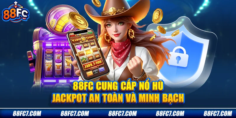 88FC cung cấp Nổ hũ jackpot an toàn và minh bạch